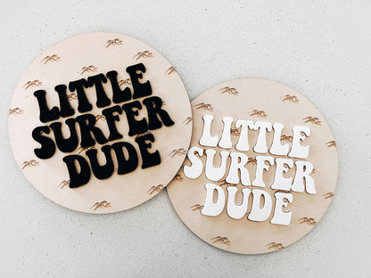 Little Surfer Dude Sign