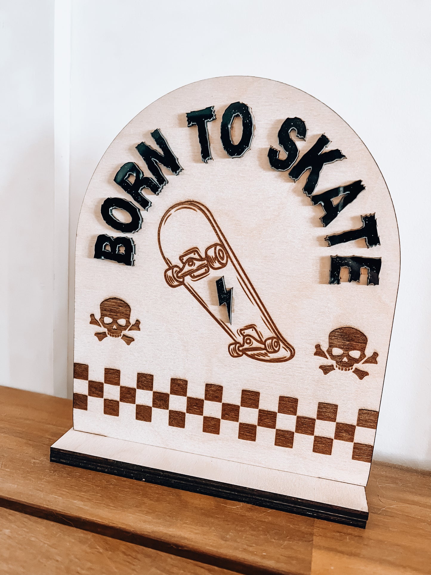 Born to Skate Sign