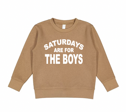 Saturdays Are For The Boys Crewneck Sweatshirt