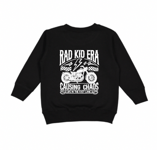 Rad Kid Era Racing Crewneck Sweatshirt