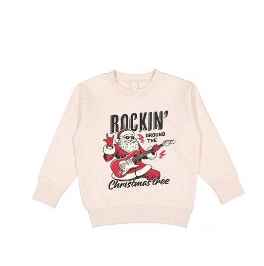 Rockin' Around the Christmas Tree Santa Crewneck