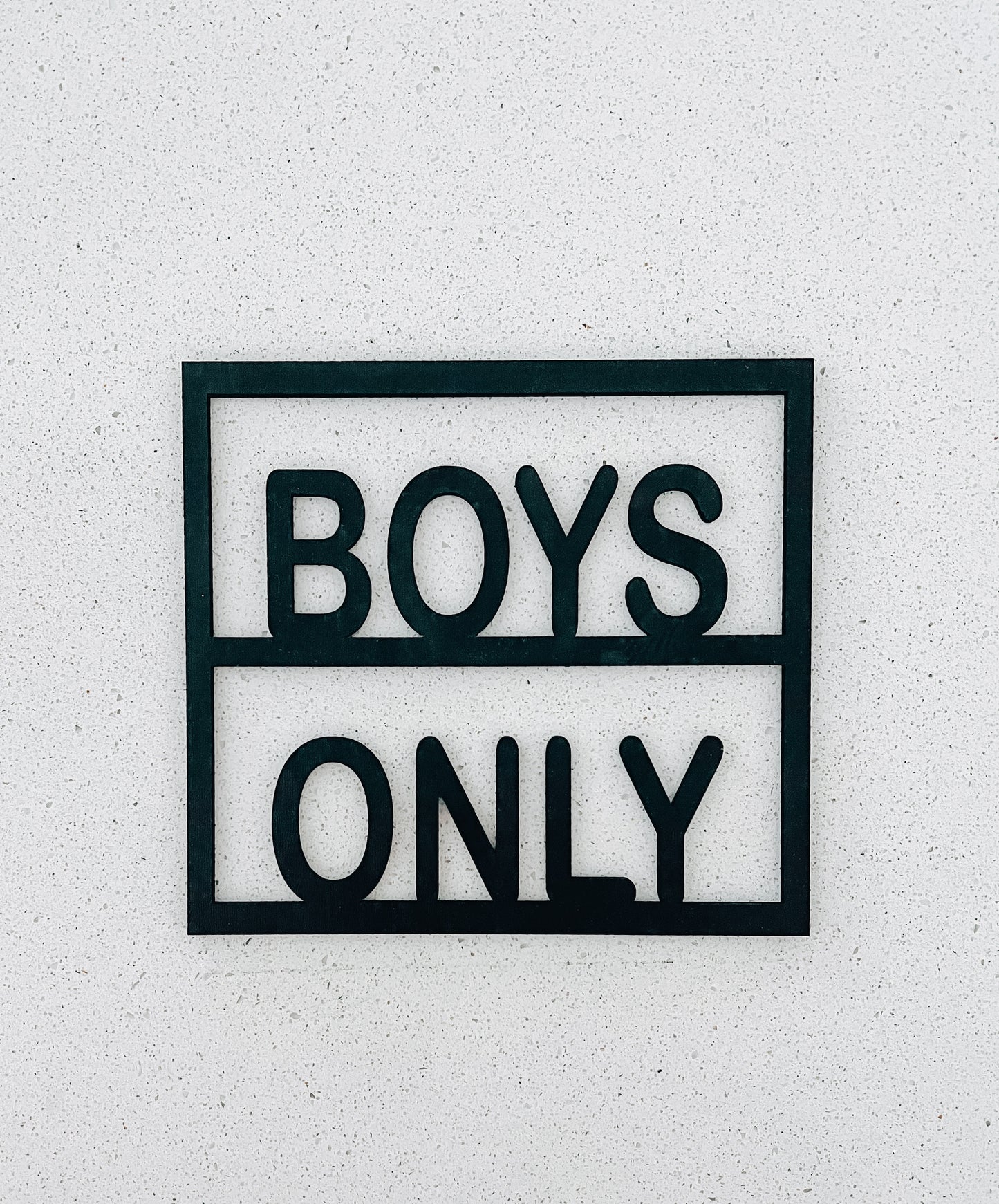 Boys Only - Girls Only