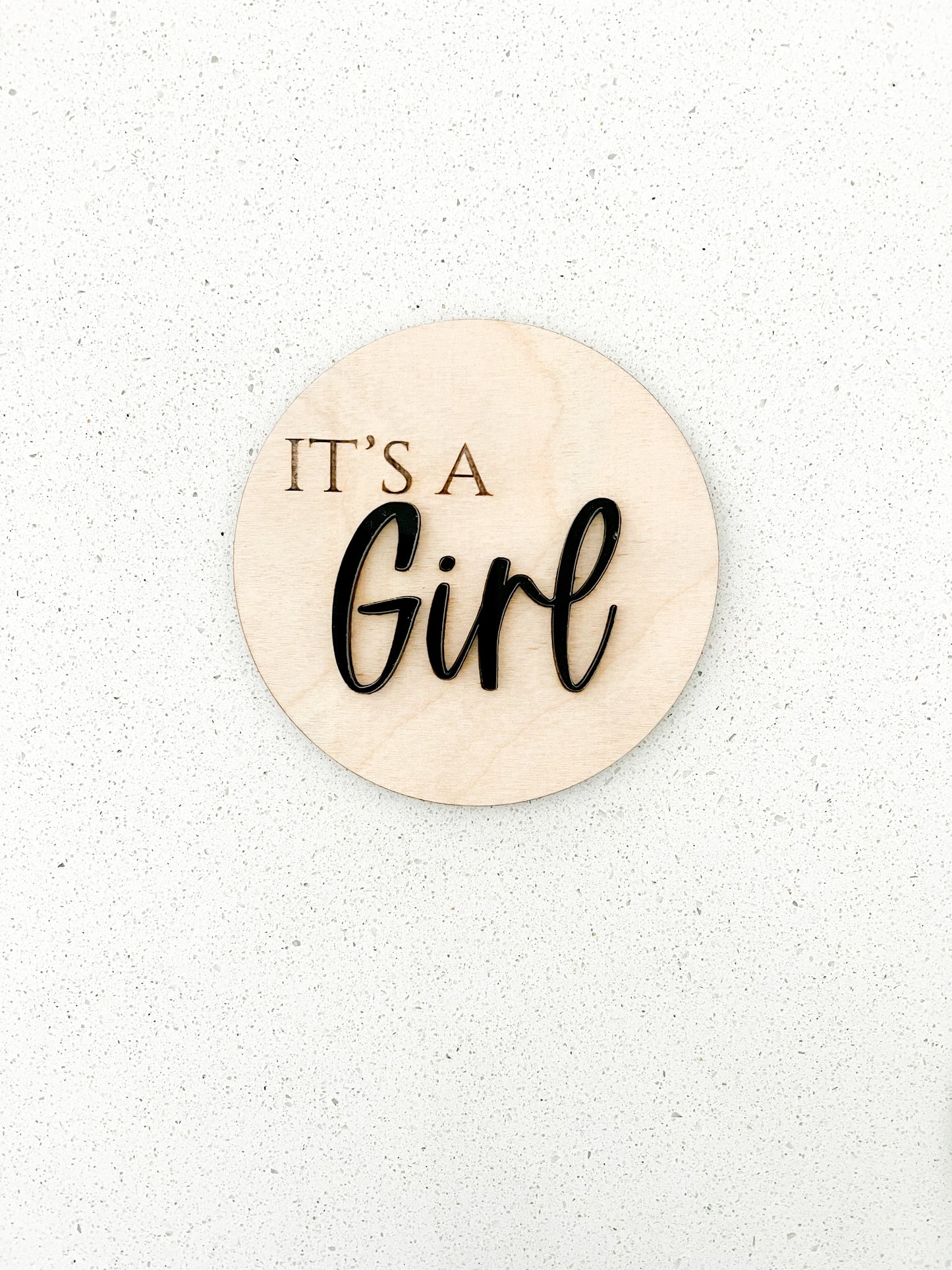 IT’S A GIRL ANNOUNCEMENT SIGN